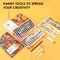 Grabie Watercolor Paint Set, Watercolor Paints, 168 Colors, Painting Set with Coloring Book, Water Brushes and Drawing Pencil, Art Supplies, Perfect Starter Kit for Watercolor Painting